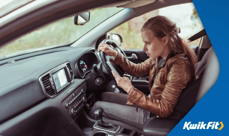 Stay alert and don't use mobile phone while driving